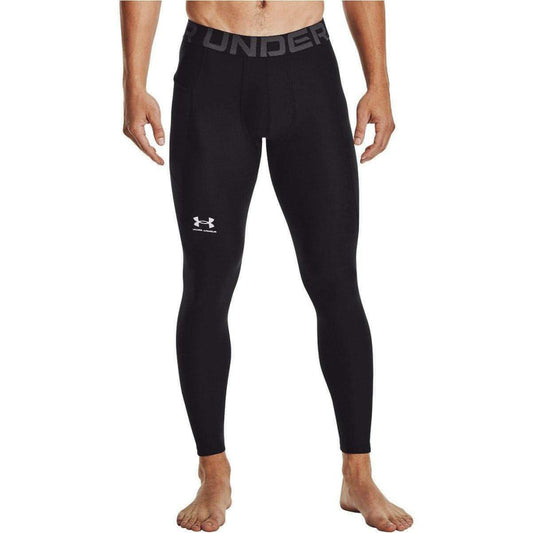 Under Armour HeatGear Mens Long Compression Tights - Black - Start Fitness