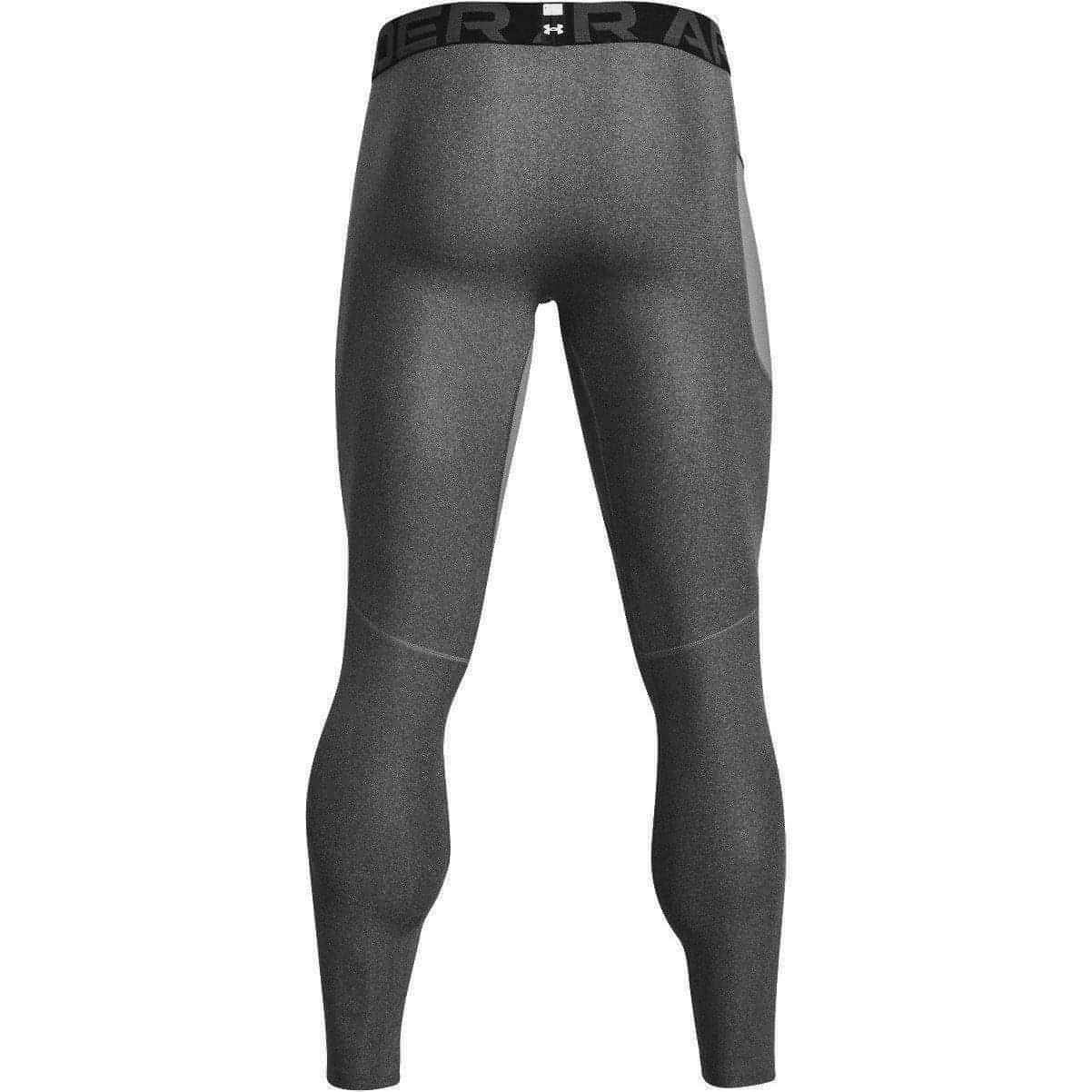 Under Armour HeatGear Mens Long Compression Tights - Grey - Start Fitness
