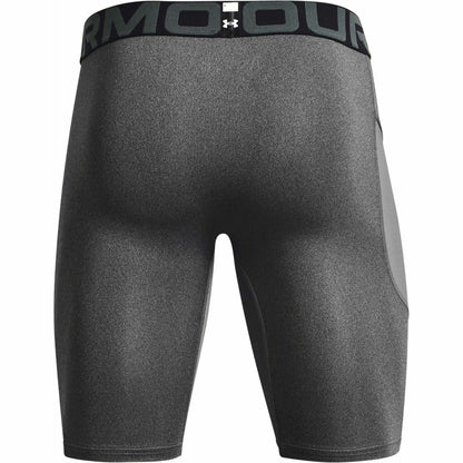 Under Armour HeatGear Pocket Long Mens Short Compression Tights - Grey - Start Fitness