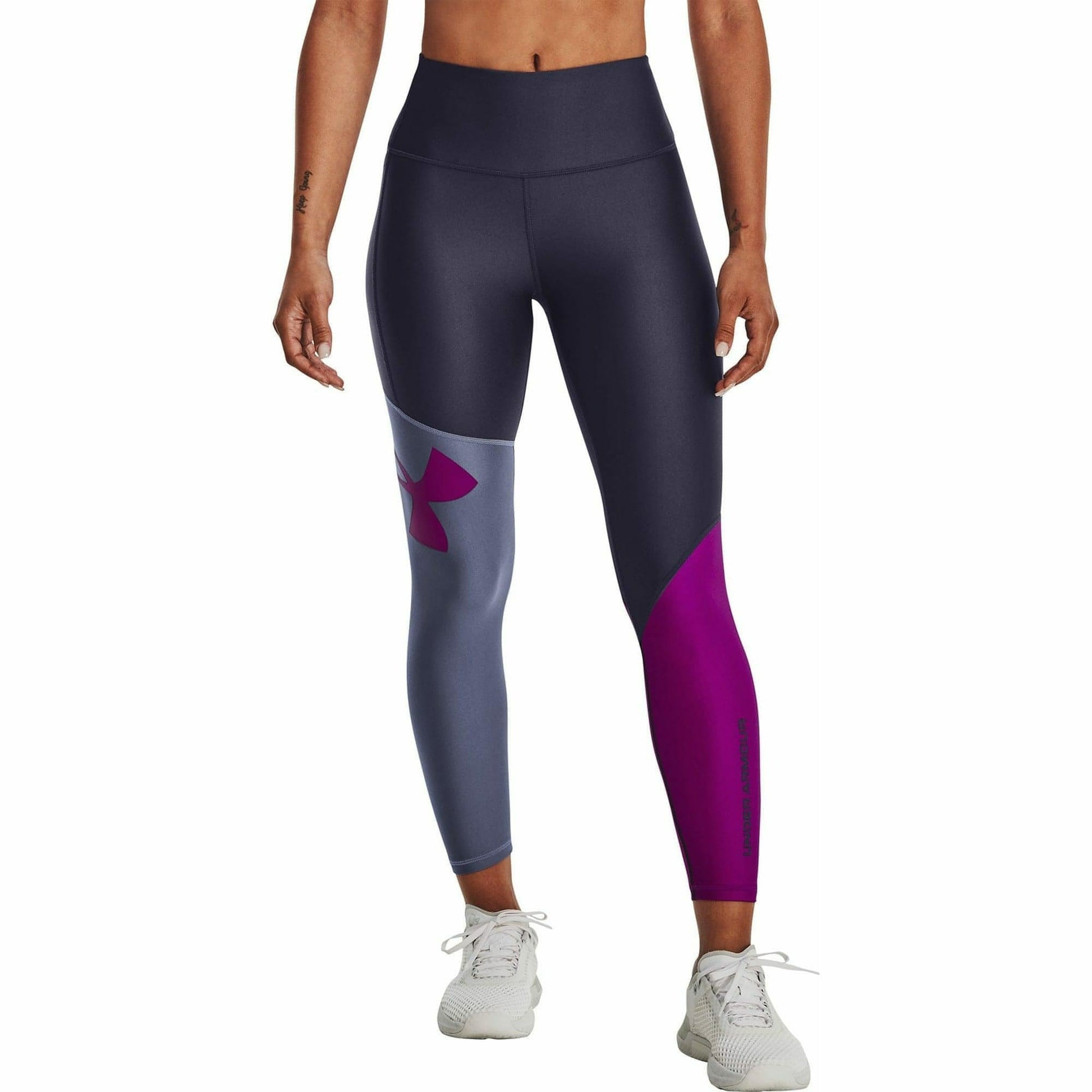 Under Armour HeatGear Womens 7/8 Training Tights - Purple – Start Fitness