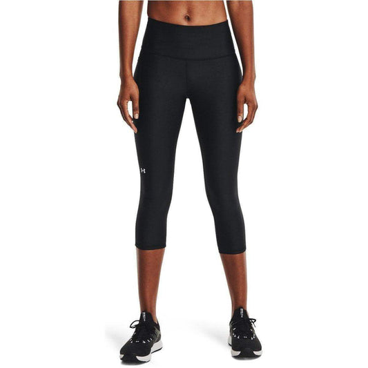 Under Armour Hi-Rise 3/4 Capri Womens Training Tights - Black - Start Fitness