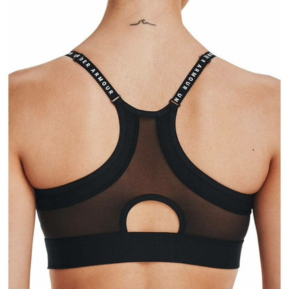 Under Armour Infinity Low Covered Womens Sports Bra - Black - Start Fitness