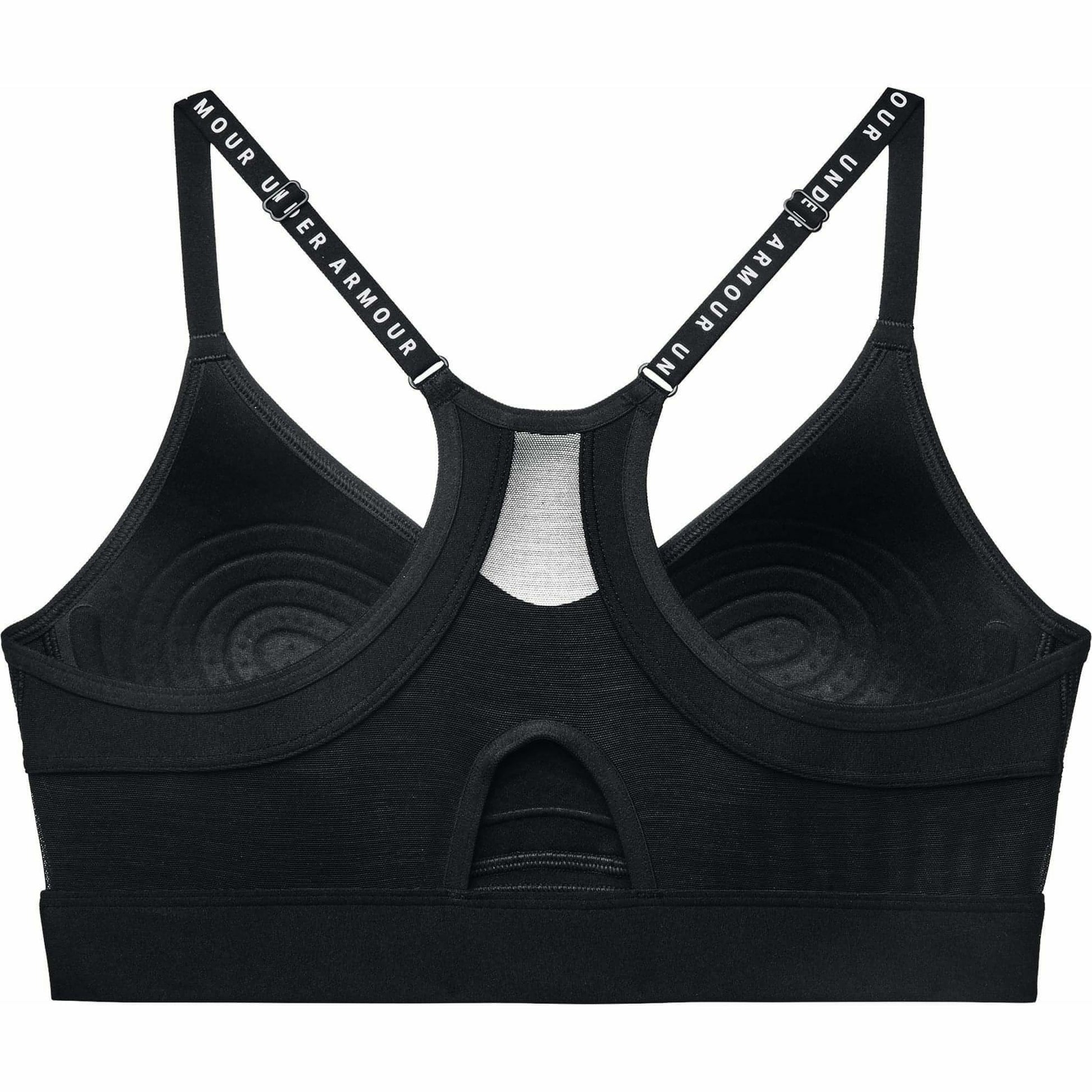 Under Armour Infinity Low Covered Womens Sports Bra - Black - Start Fitness