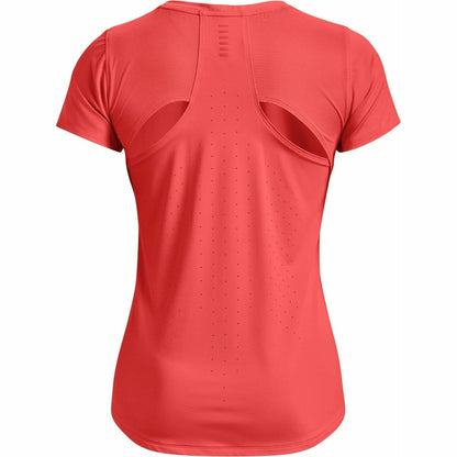 Under Armour Iso-Chill 200 Laser Short Sleeve Womens Running Top - Orange - Start Fitness