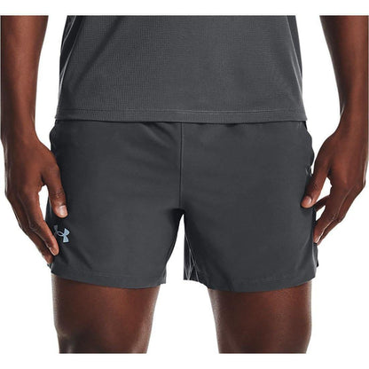Under Armour Launch 5 Inch Mens Running Shorts - Grey - Start Fitness