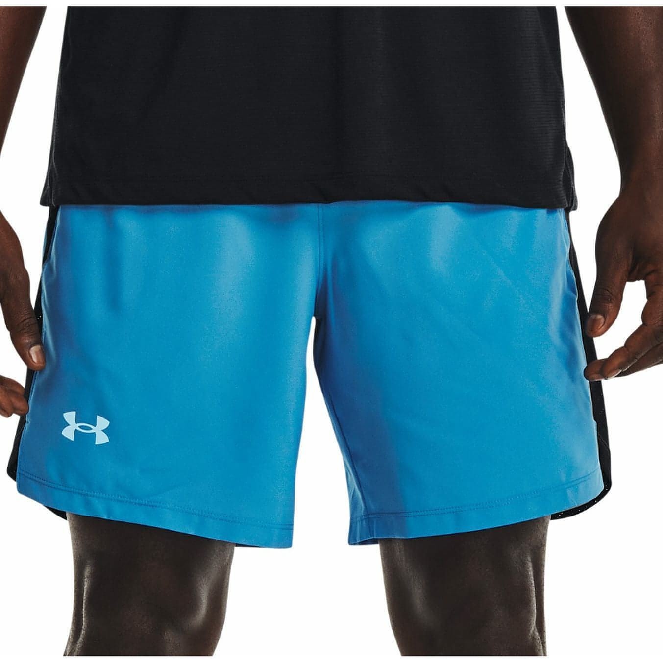 Under Armour Launch 7 Inch Mens Running Shorts - Blue - Start Fitness