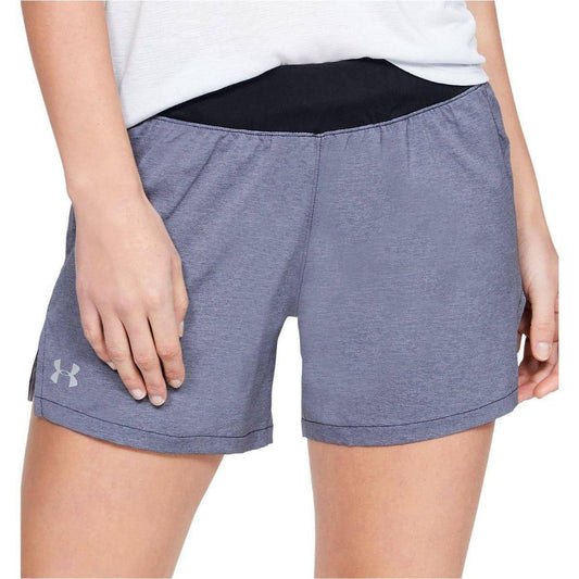 Under Armour Launch SW Go Long Womens Running Shorts - Black - Start Fitness