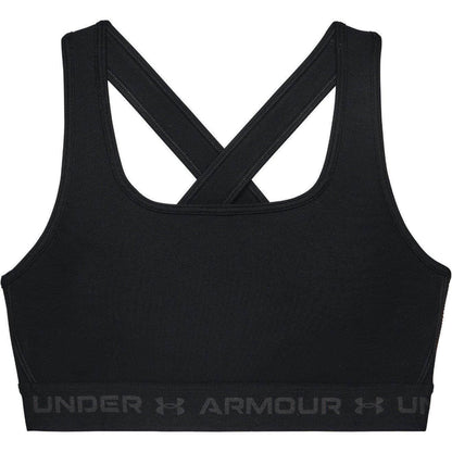 Under Armour Mid Crossback Womens Sports Bra - Black - Start Fitness