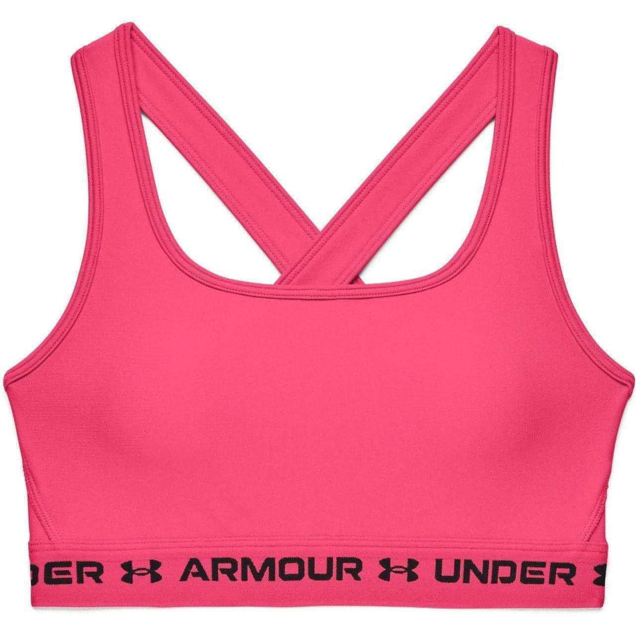 Under Armour Mid Crossback Womens Sports Bra - Pink – Start Fitness