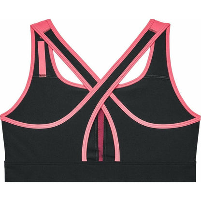 Under Armour Mid Crossback Womens Sports Bra - Pink - Start Fitness