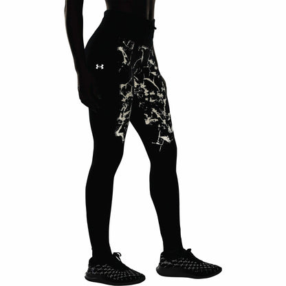 Under Armour OutRun The Cold Womens Long Running Tights - Black - Start Fitness