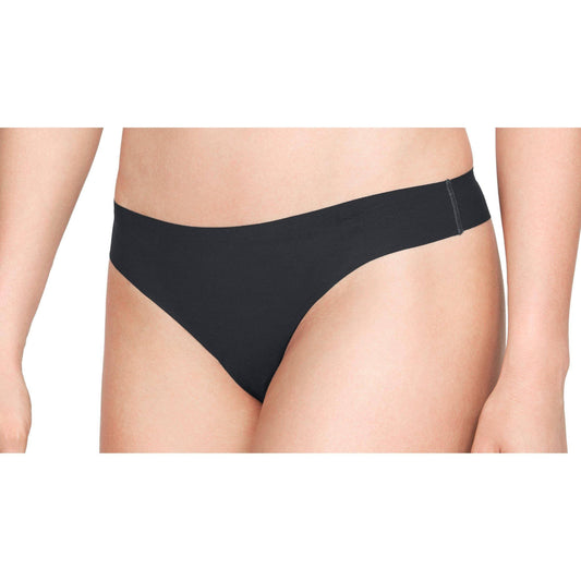 Under Armour Pure Stretch (3 Pack) Womens Thong - Black - Start Fitness
