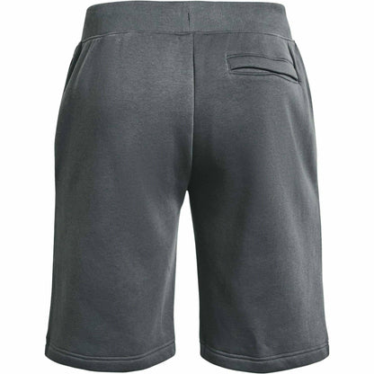 Under Armour Rival Mens Fleece Shorts - Grey - Start Fitness