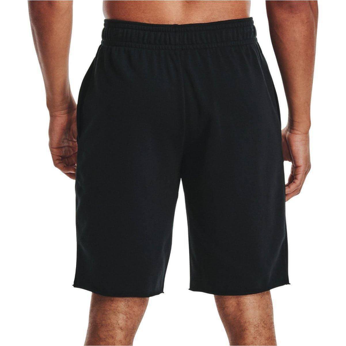 Under Armour Rival Terry Mens Training Shorts - Black - Start Fitness