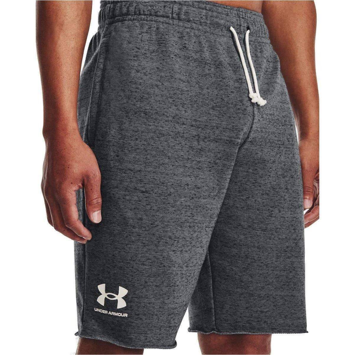 Under Armour Rival Terry Mens Training Shorts - Grey - Start Fitness
