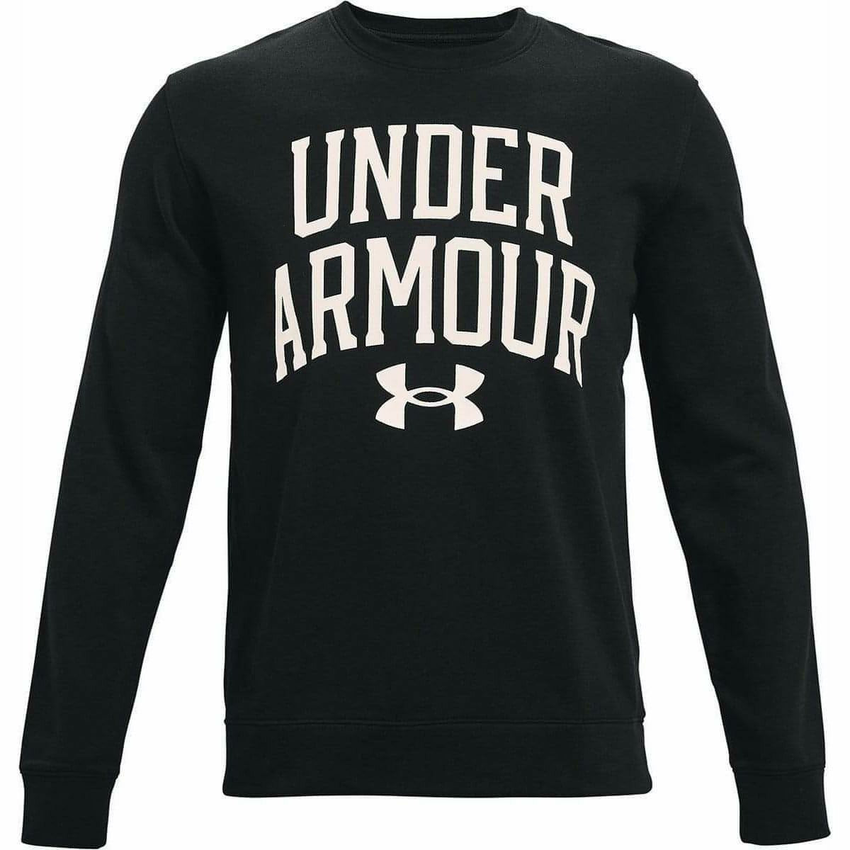 Under Armour Rival Terry Mens Training Sweatshirt - Black - Start Fitness