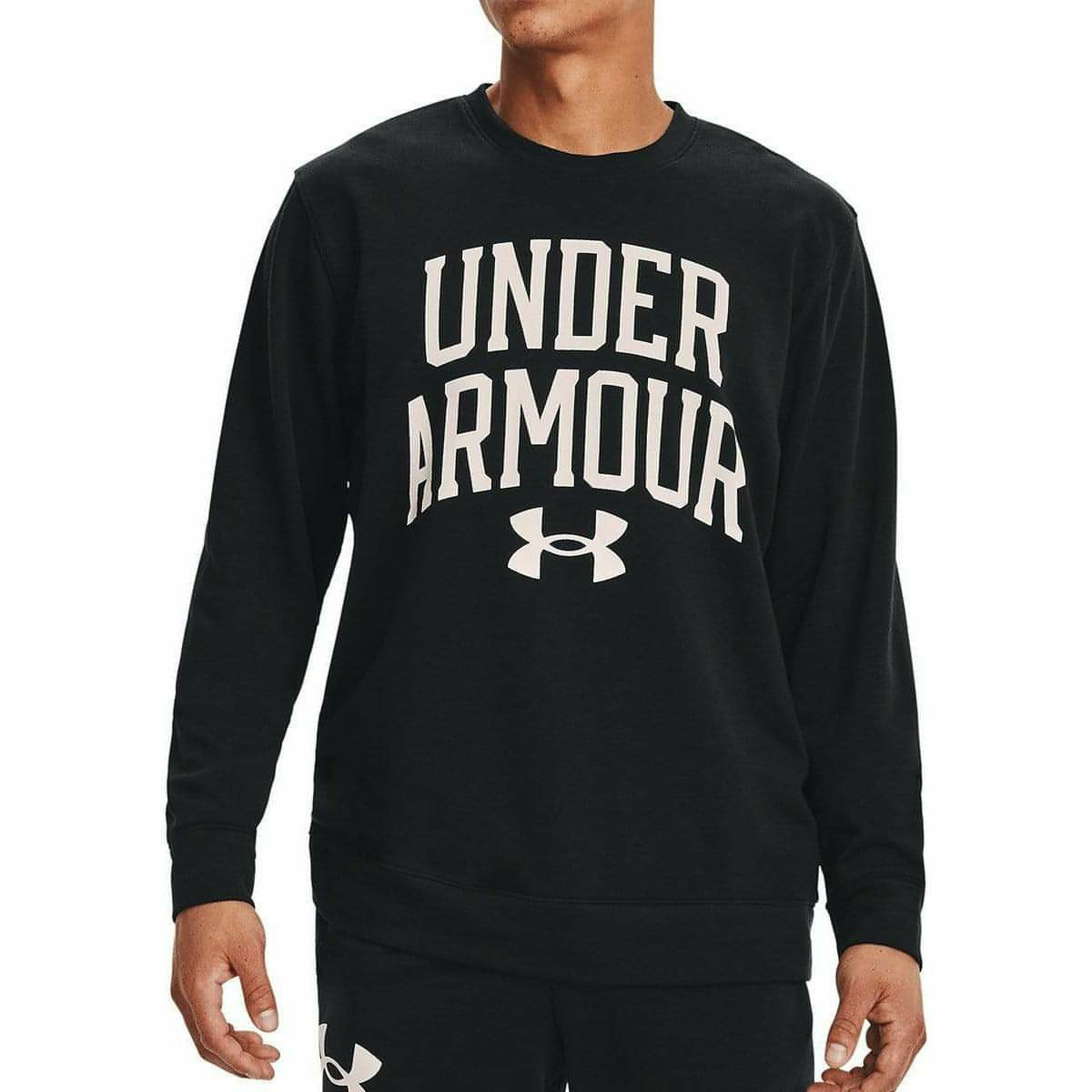 Under Armour Rival Terry Mens Training Sweatshirt - Black - Start Fitness