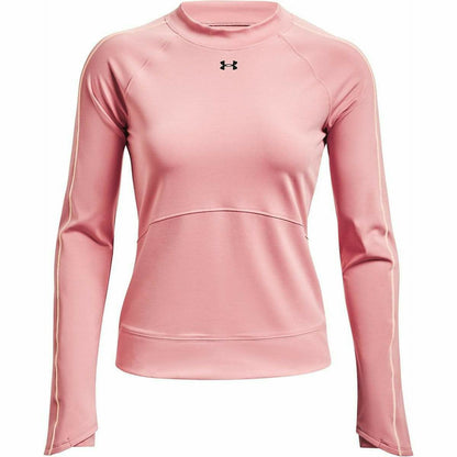 Under Armour Rush ColdGear Core Long Sleeve Womens Training Top - Pink - Start Fitness