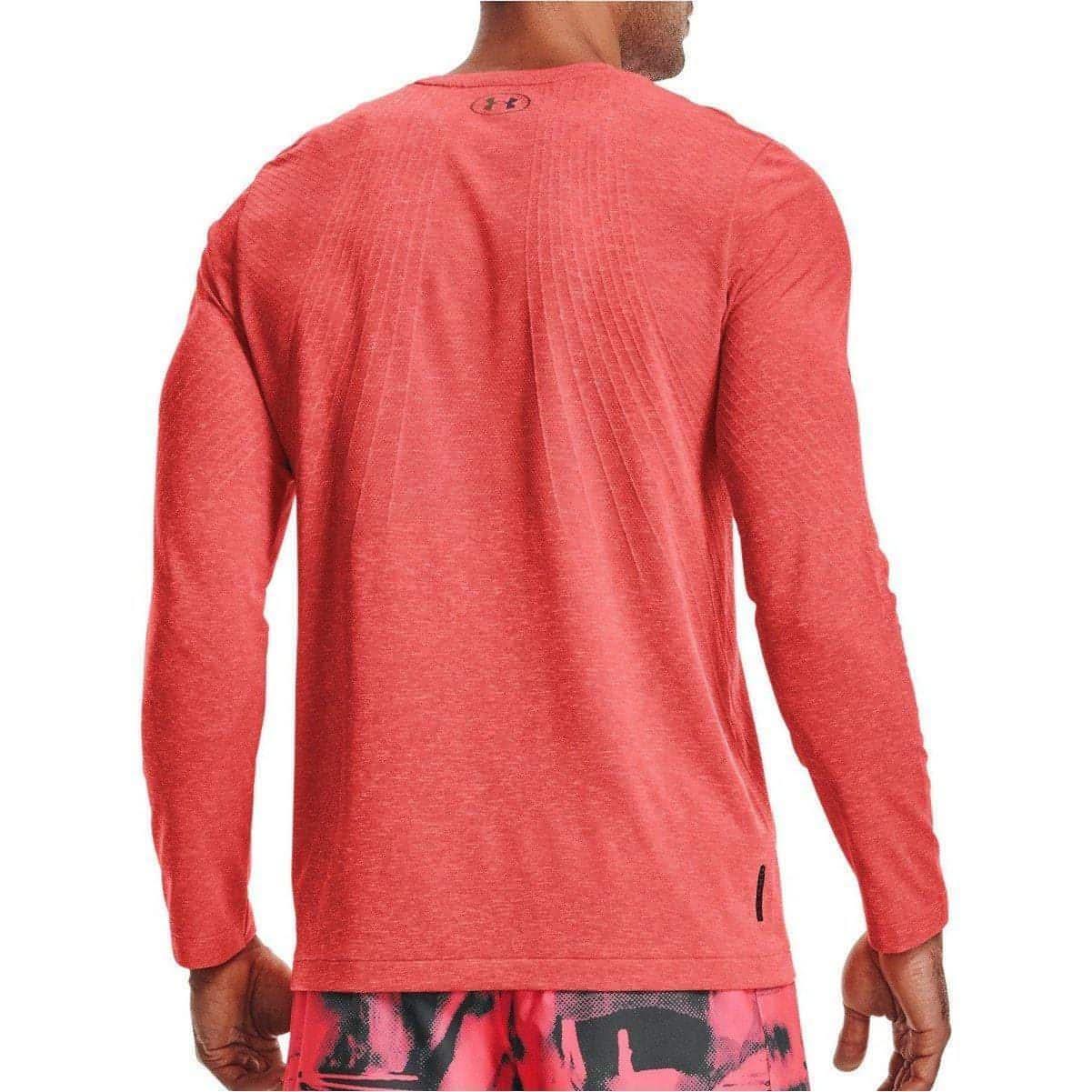 Under Armour Rush Seamless Long Sleeve Mens Training Top - Red