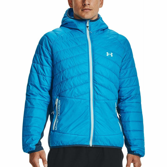 Under Armour Storm ColdGear Reactor Active Mens Hybrid Jacket - Blue - Start Fitness