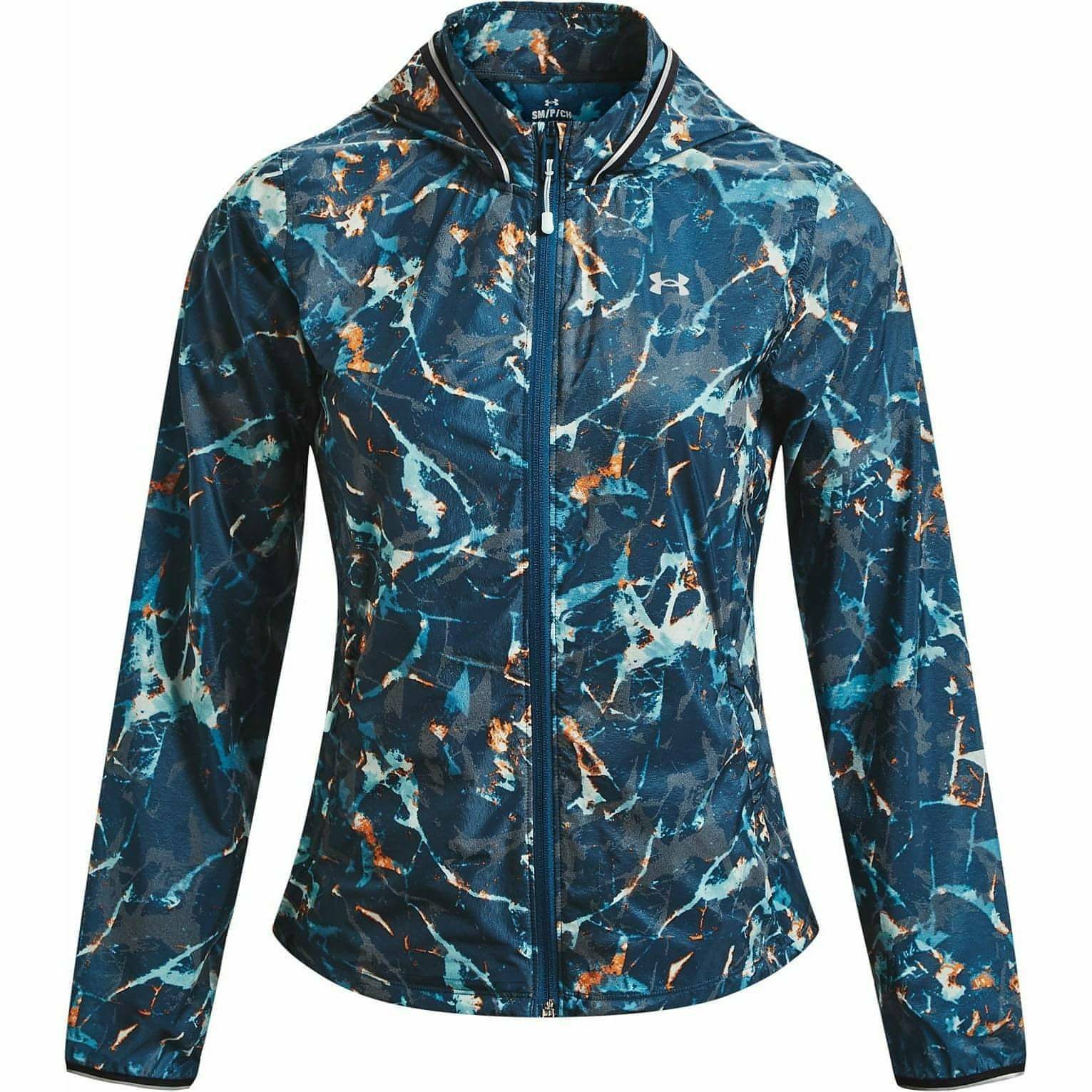 Under Armour Storm OutRun The Cold Womens Running Jacket - Blue - Start Fitness