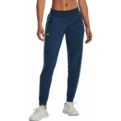 Under Armour Train Cold Weather Womens Running Pants - Navy - Start Fitness