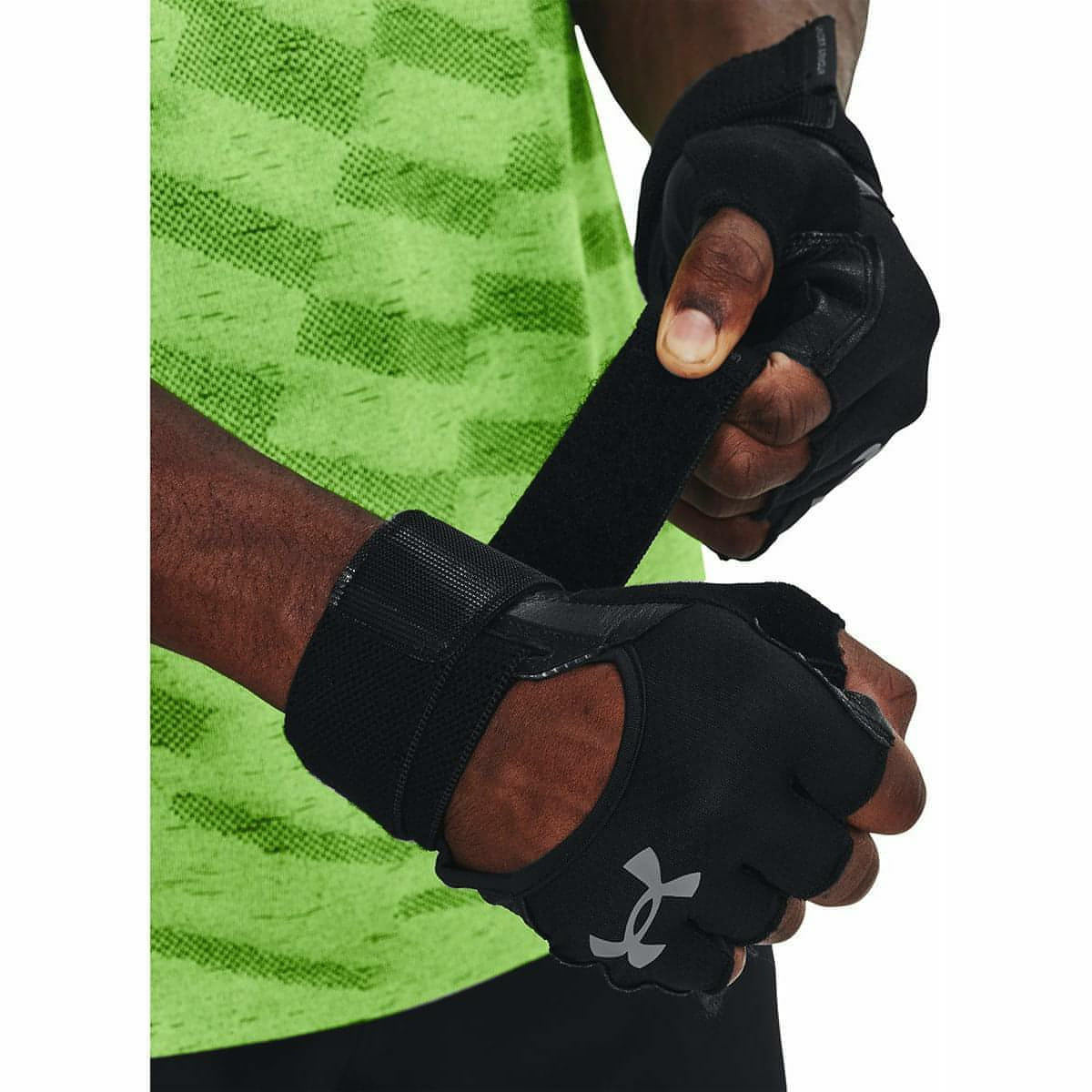 Under Armour Weightlifting Mens Gloves Black Start Fitness
