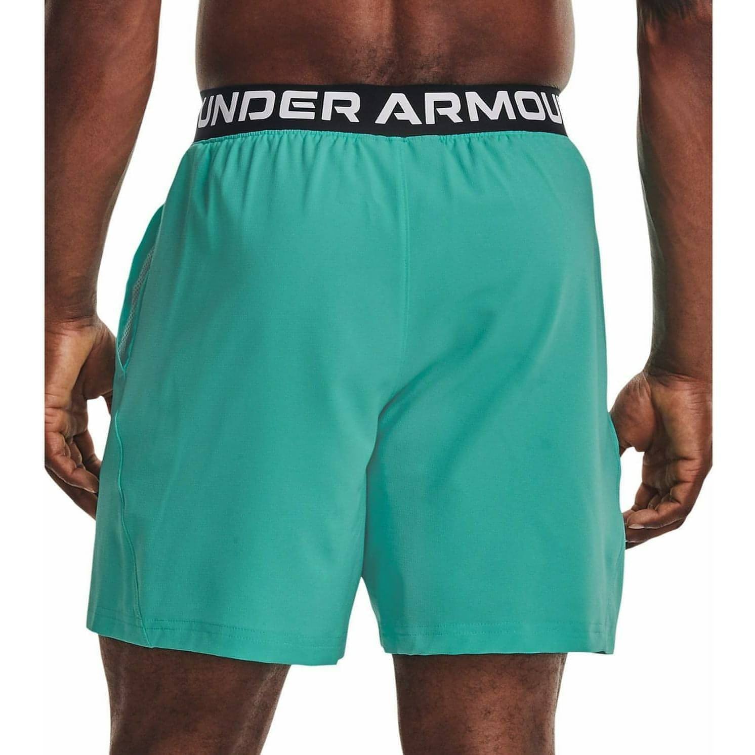Under Armour Woven 7 Inch Mens Training Shorts - Green - Start Fitness