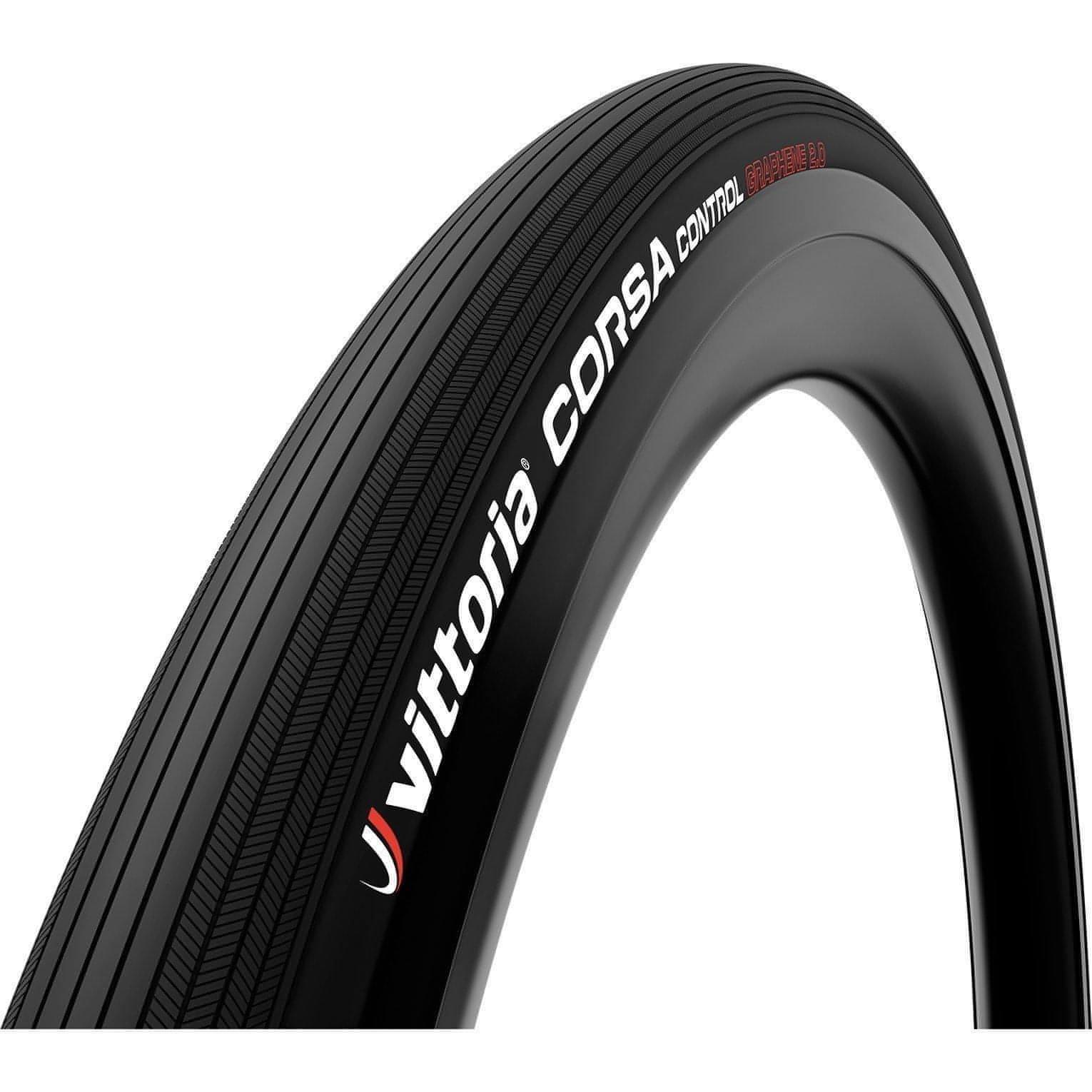 Vittoria Corsa Control G2.0 Tubeless Ready Road Tyre - Black - Start Fitness