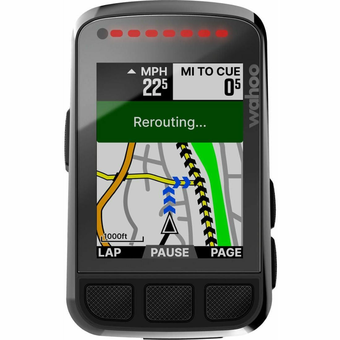 Wahoo Elemnt Bolt V2 GPS Cycling Computer Black Start Fitness