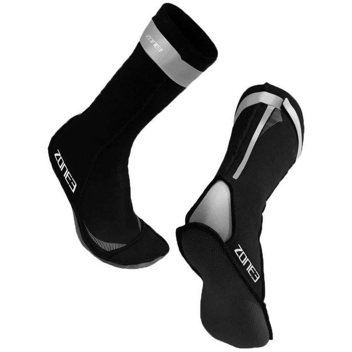 Zone3 Neoprene Swim Socks - Black - Start Fitness